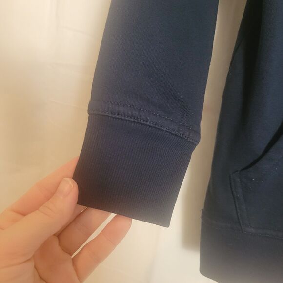 University of Oxford Crest Hoodie Sweatshirt Kids Size 9/10 Years Blue Pullover - Picture 5 of 12